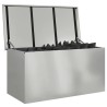 Boîte de Rangement Extérieure Argent 100 x 50.5 x 50 cm 