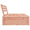 Canapé central de jardin 120x80 cm bois massif douglas 
