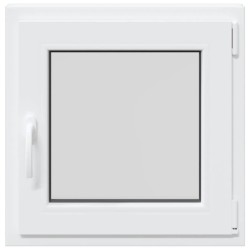Fenêtre de sous-sol« RISOR » 50 x 50 cm oscillo-battante DIN droite blanche 