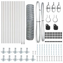Grillage hexagonal 0,6x25 m Acier galvanisé 