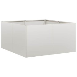 Jardinière 80x80x40 cm acier inoxydable 