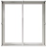 Jardinière 80x80x40 cm acier inoxydable 