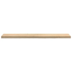 Appuis de fenêtre 2 pcs non traité 140x25x2cm bois chêne massif 