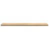 Appuis de fenêtre 2 pcs non traité 140x25x2cm bois chêne massif 