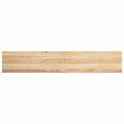 Appuis de fenêtre 2 pcs non traité 140x25x2cm bois chêne massif 