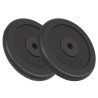 Plaque de poids 2 pcs 2x20 kg Fonte 