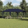 Tente de fête bleue 6x4 m PE 