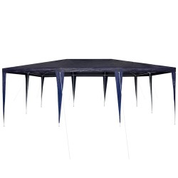 Tente de fête bleue 6x4 m PE 