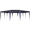 Tente de fête bleue 6x4 m PE 