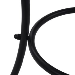 Table de bistro mosaïque Noir et blanc 60 cm Céramique 