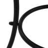 Table de bistro mosaïque Noir et blanc 60 cm Céramique 