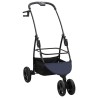 Poussette Pliante pour Animaux Réglable Bleu 78 x 54 x 101 cm 