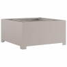 Foyer Carré 80x80x40 cm en acier weathering 