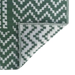 Couverture de Plein Air ARAKIL de Vert et Blanc Polyester 