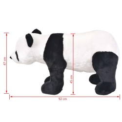 Jouet en peluche Panda Noir et blanc XXL 