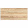 Appuis de fenêtre 2 pcs non traité 90x40x2 cm bois chêne massif 