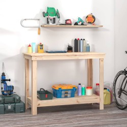 Banc de travail 110x50x80 cm Bois de pin massif 
