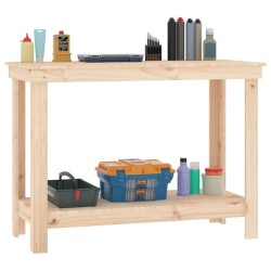 Banc de travail 110x50x80 cm Bois de pin massif 