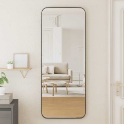 Miroir mural Noir 40x100 cm Rectangulaire 