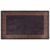 Tapis lavable antidérapant 120x180 cm noir et doré 