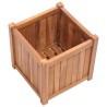 Lit surélevé 40x40x40 cm Bois de teck solide 
