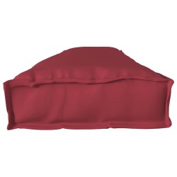 Coussin de banc rouge vin 200 x 40 x 8 cm en tissu Oxford 