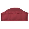 Coussin de banc rouge vin 200 x 40 x 8 cm en tissu Oxford 