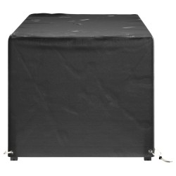 Housses salon de jardin 2pcs 8œillets 192x82x65cm rectangulaire 