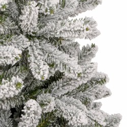 Sapin de Noël artificiel à charnières avec neige floquée 180 cm 