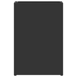 Support de parapluie noir 28x12x41 cm en acier 