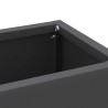 Support de parapluie noir 28x12x41 cm en acier 