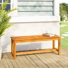 Banc de jardin 110x35x45 cm bois massif d'acacia 