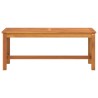 Banc de jardin 110x35x45 cm bois massif d'acacia 
