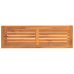 Banc de jardin 110x35x45 cm bois massif d'acacia 