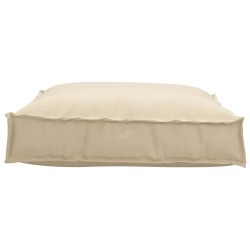 Coussin de palette beige 70x70x12 cm, tissu Oxford 