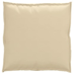 Coussin de palette beige 70x70x12 cm, tissu Oxford 