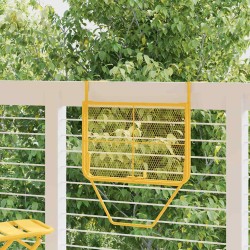 Table suspendue pliable en Moutarde - 60x40 cm, Acier 