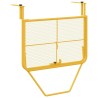 Table suspendue pliable en Moutarde - 60x40 cm, Acier 