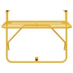 Table suspendue pliable en Moutarde - 60x40 cm, Acier 