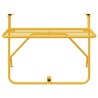 Table suspendue pliable en Moutarde - 60x40 cm, Acier 