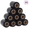 Films étirables 50 pcs noir 23 μm 10 cm x 150 m 