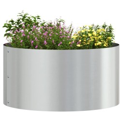 Ensemble de Jardinières Galvanisées Galvanisé Acier 