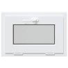 Fenêtre de sous-sol RISOR 60x40 cm inclinable 3 vitrages blanc 