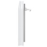 Fenêtre de sous-sol RISOR 60x40 cm inclinable 3 vitrages blanc 