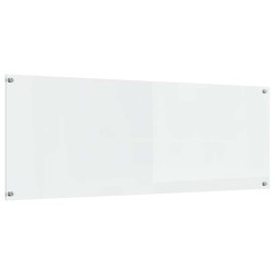 Crédence de Cuisine Clear 110x40x0.6 cm en Verre Trempé 