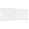 Crédence de Cuisine Clear 110x40x0.6 cm en Verre Trempé 