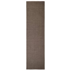 Tapis Sisal naturel 80x300 cm Marron 