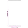Paillasson rectangle anthracite 120x250 cm 