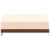 Housse de banc 3 places beige 204x86x48/73 cm oxford 600D 