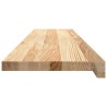 Appuis de fenêtre 2 pcs non traité 110x30x2cm bois chêne massif 